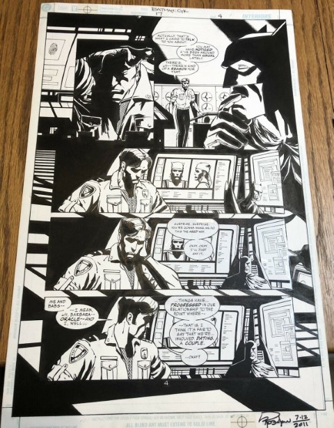 Batman - Gotham Knights Issue 17 Page 4 Pencils + Inks by Roger Robinson